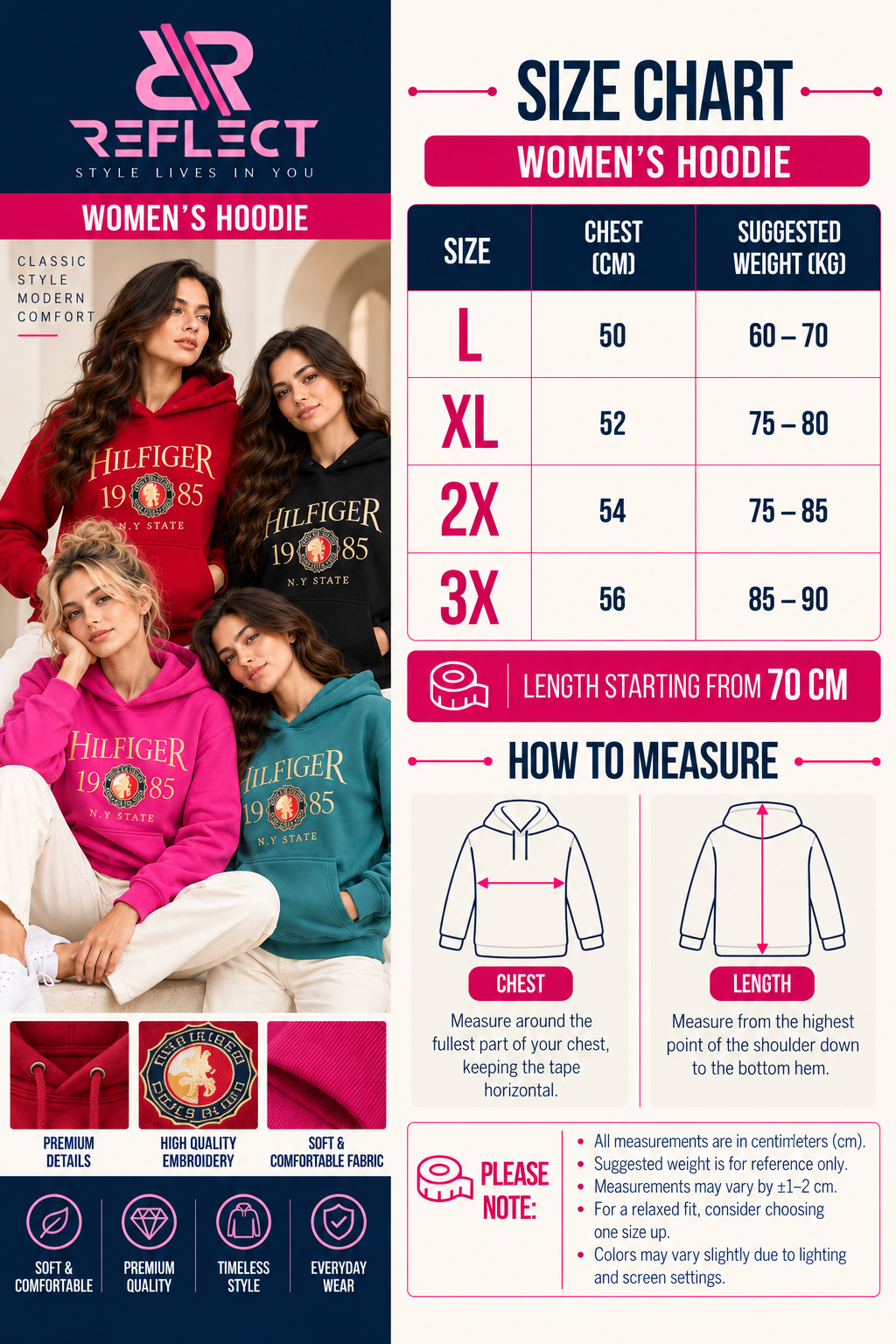 Tommy Embroidered Hoodie