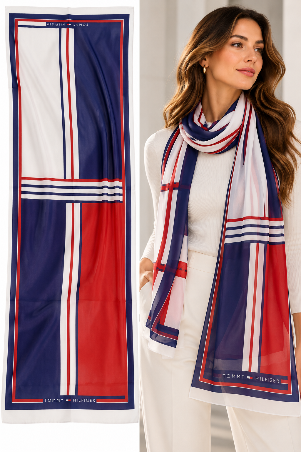 Tommy scarfs chiffon