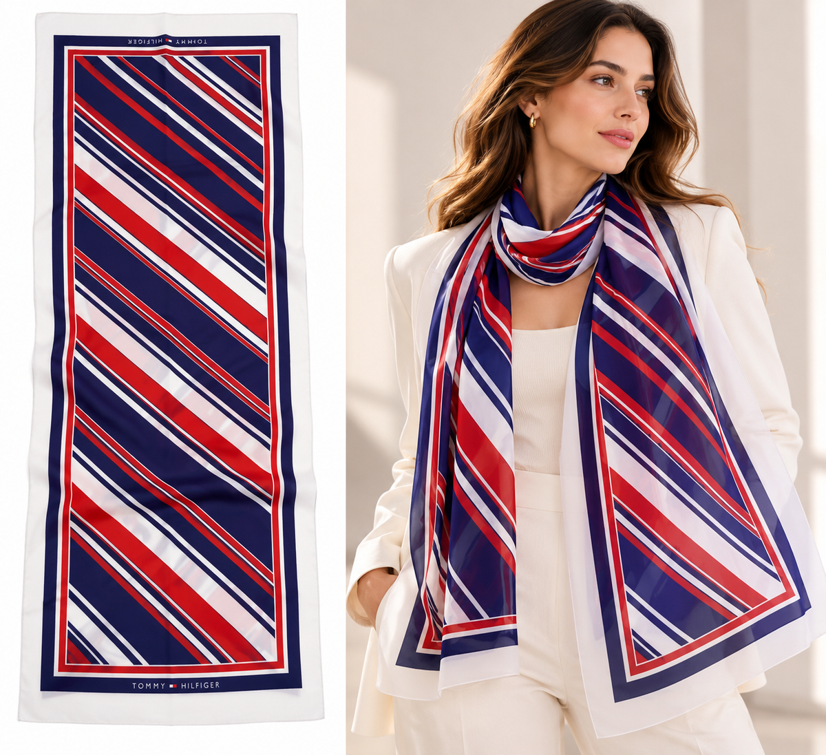 Tommy scarfs chiffon