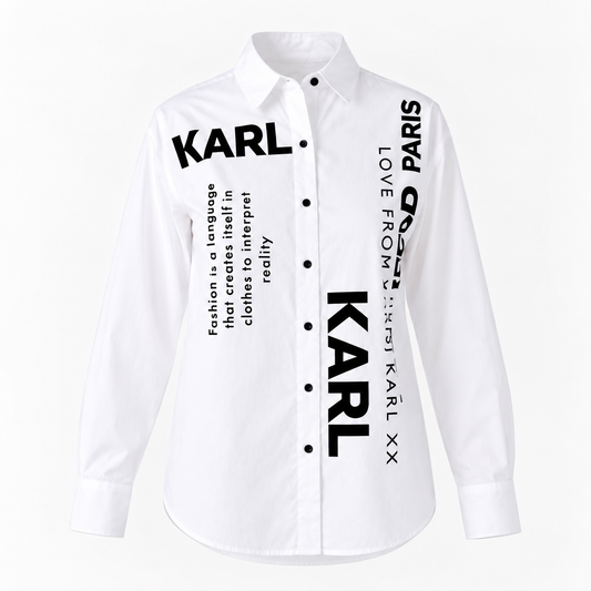 Women’s Printed Long-Sleeve Shirt