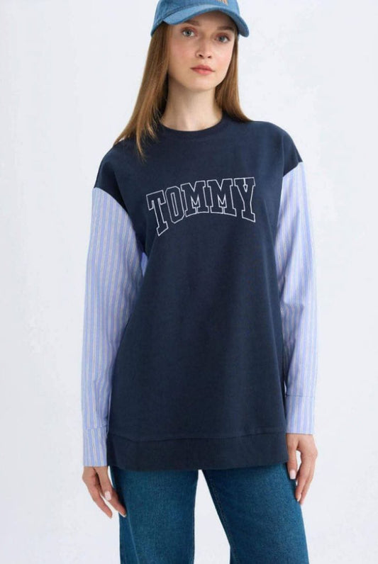 Layered Tommy Sweatshirt (oversize)