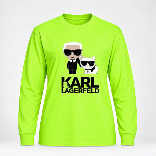 KARL Women's Long-Sleeve Printed T-Shirt