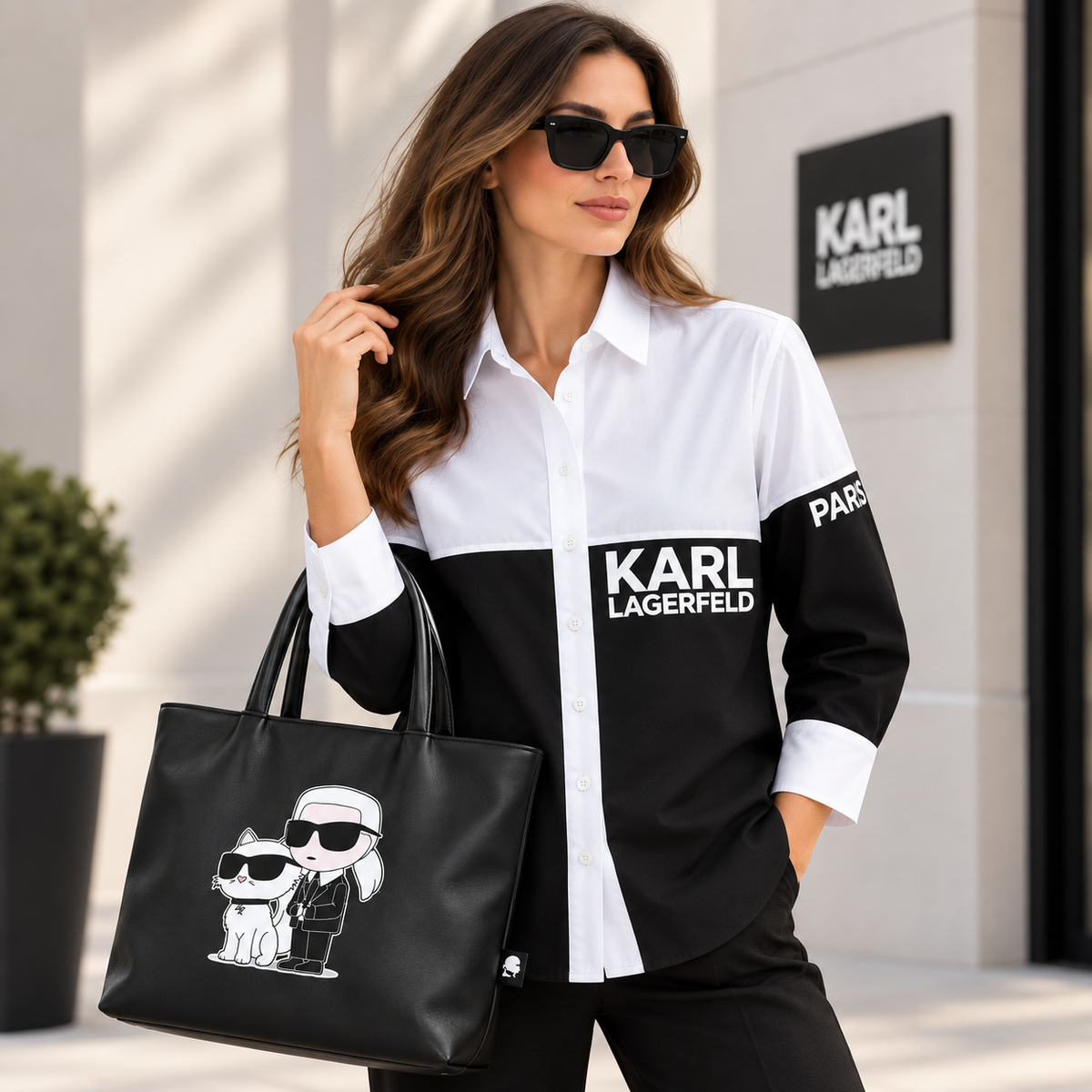 Women printed brand shirt