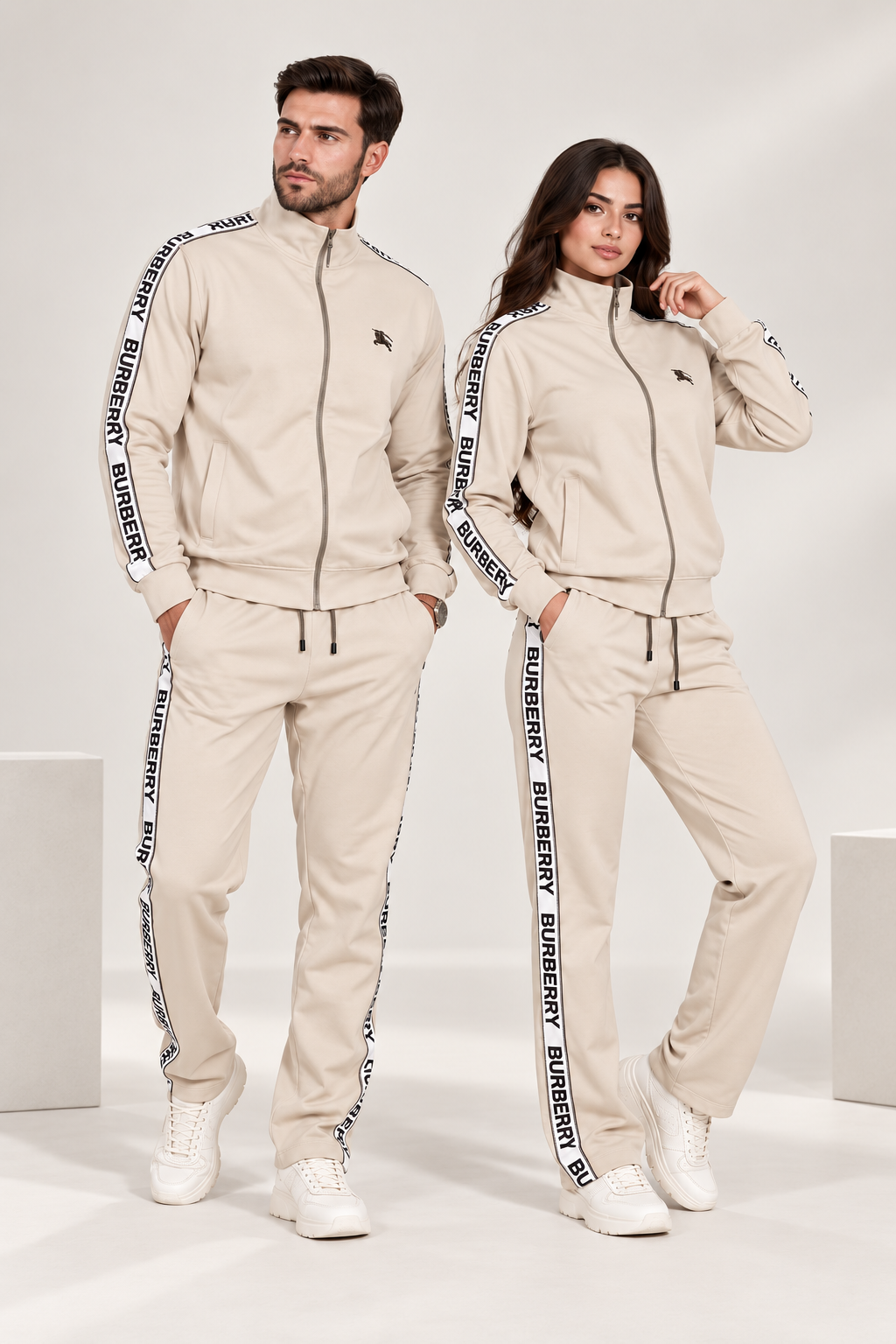 Burberry- coton track suit