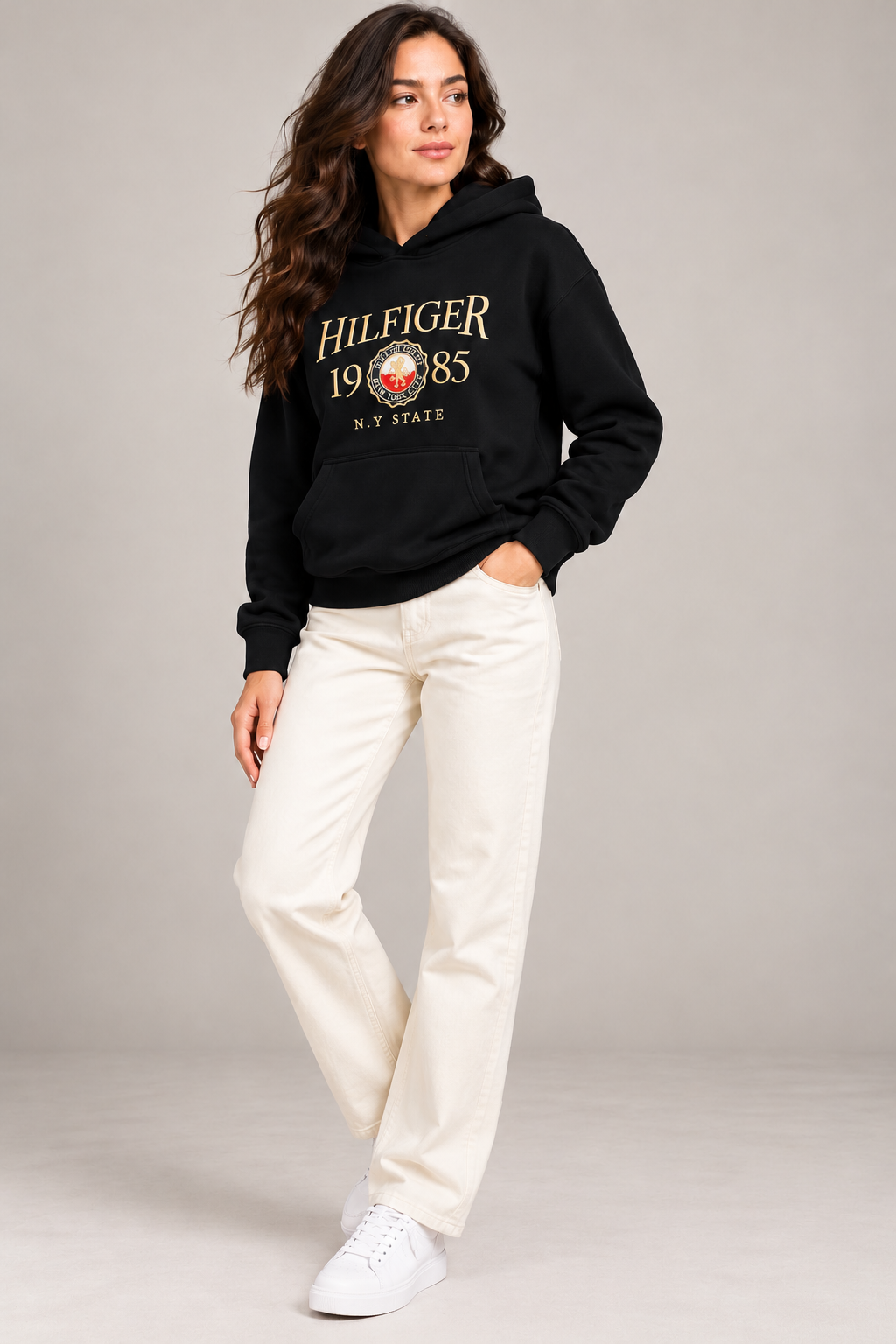 Tommy Embroidered Hoodie