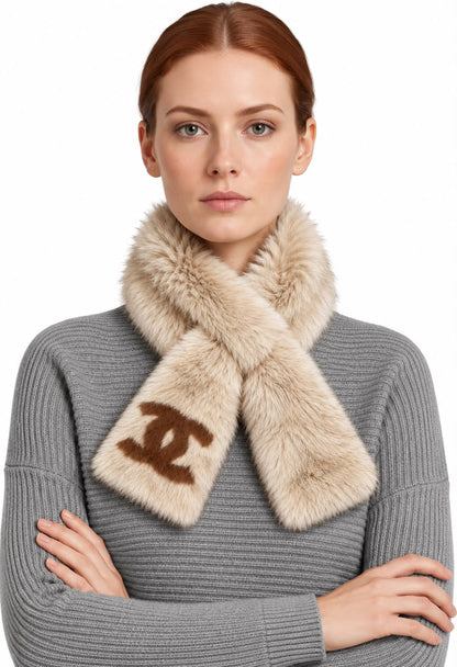Channel Women's Faux Fur Scarf