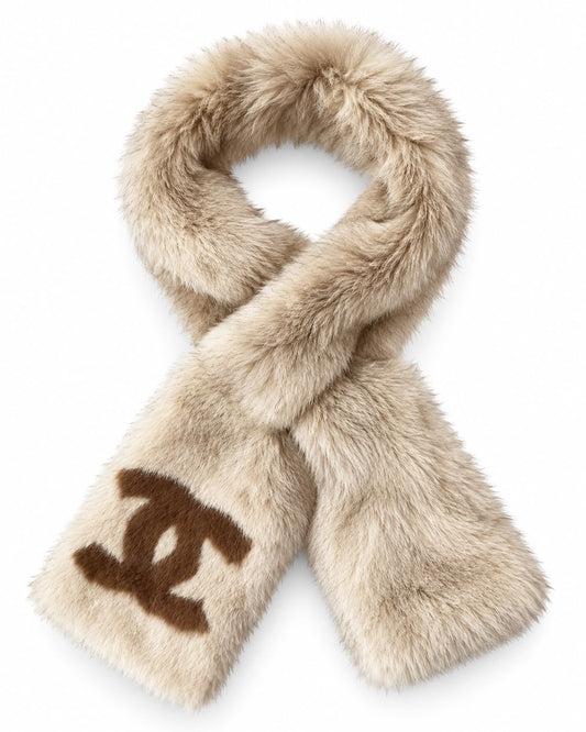 Channel Women's Faux Fur Scarf