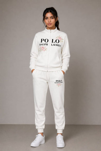 Floral Logo Tracksuit Set