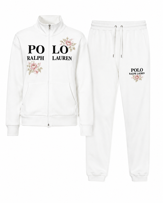 Floral Logo Tracksuit Set
