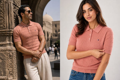 TOMMY Cotton Knit Polo