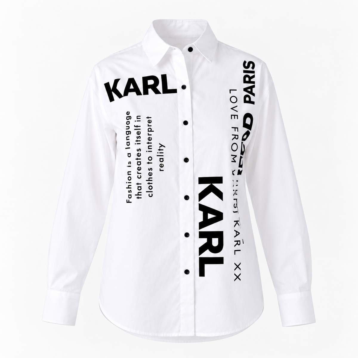 Women’s Printed Long-Sleeve Shirt