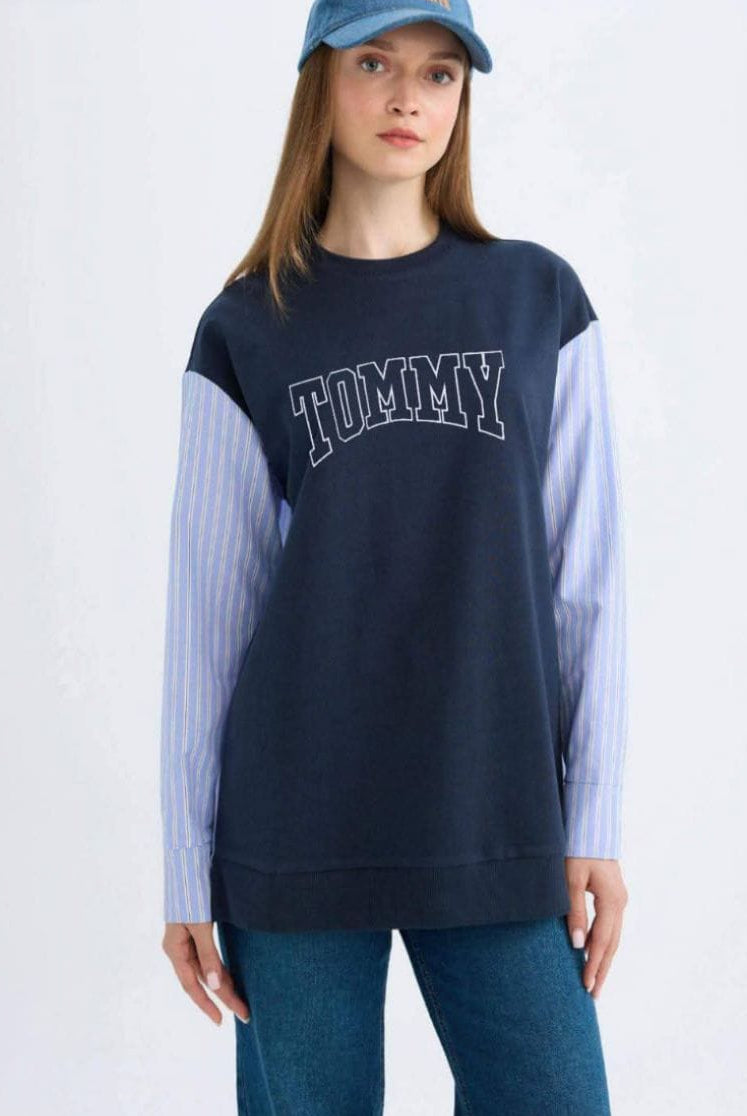 Layered Tommy Sweatshirt (oversize)