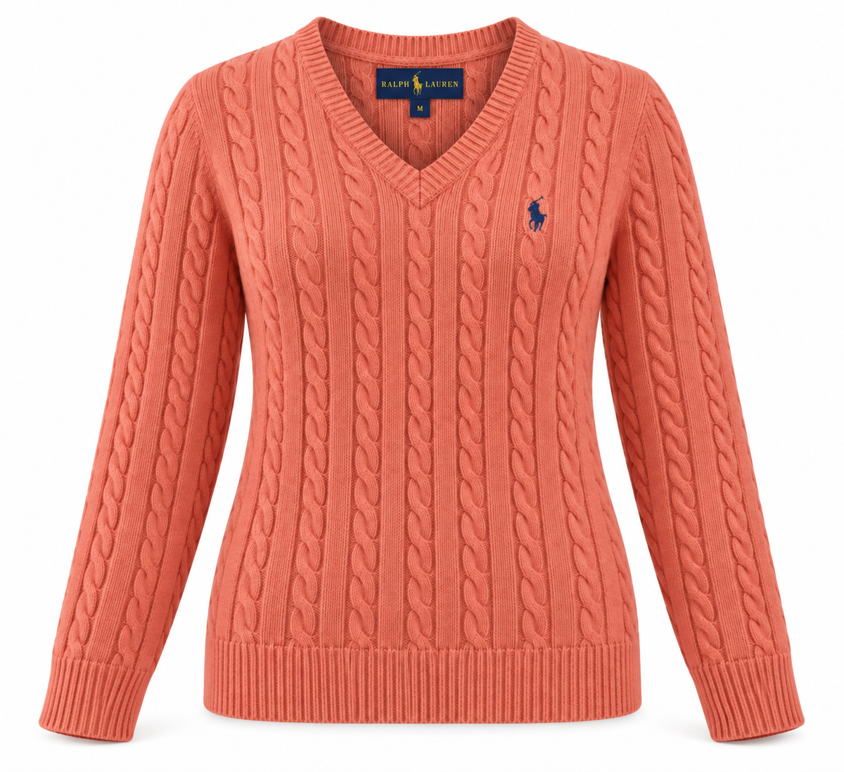 Polo Ralph Lauren women's Cable-Knit V-Neck