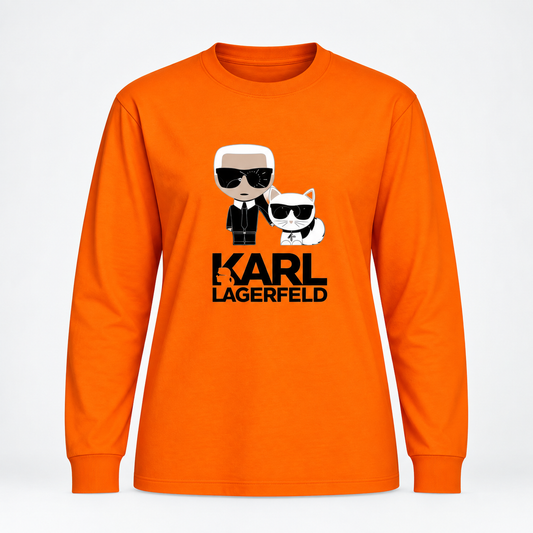 KARL Women's Long-Sleeve Printed T-Shirt
