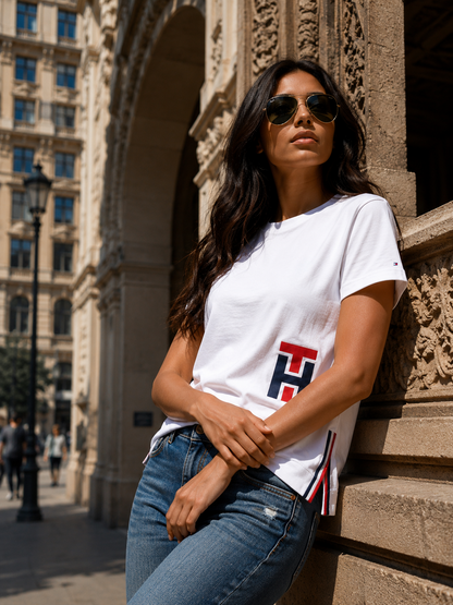 TH cotton Branded short sleeves T-shirt