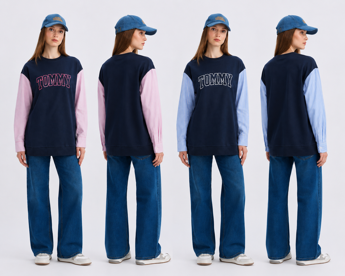 Layered Tommy Sweatshirt (oversize)