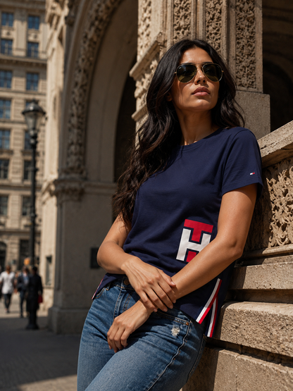 TH cotton Branded short sleeves T-shirt