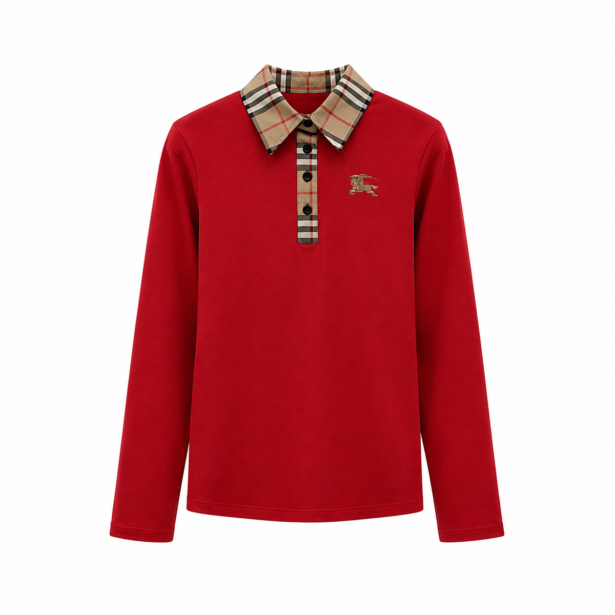 Women's Collar Long-Sleeve Polo