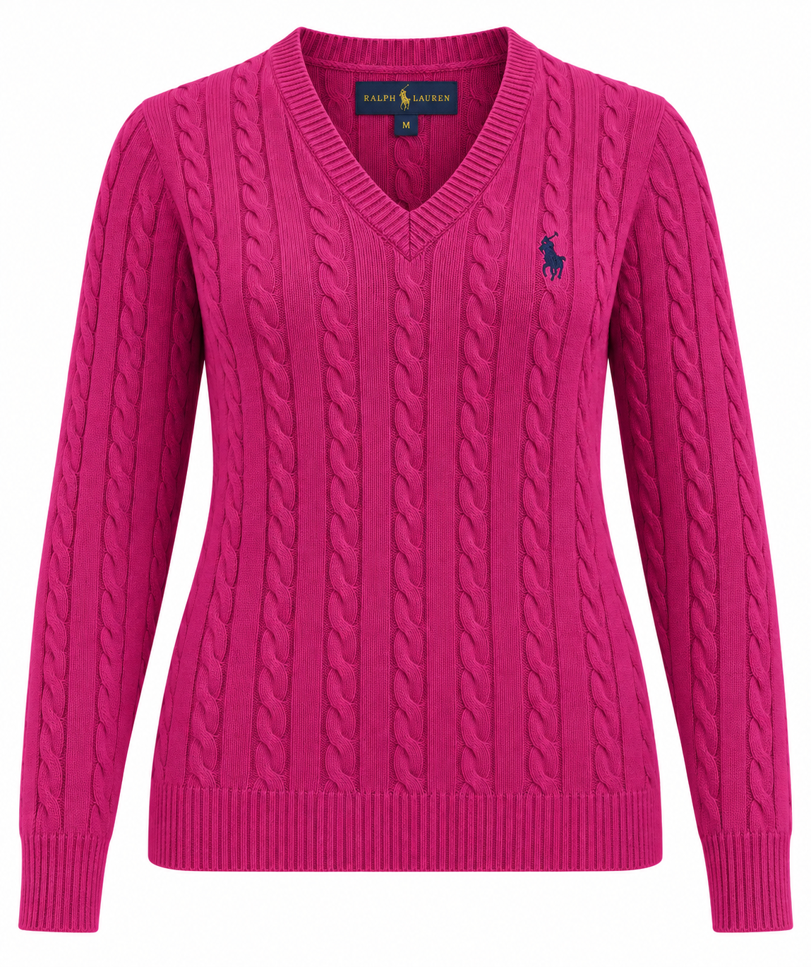 Polo Ralph Lauren women's Cable-Knit V-Neck